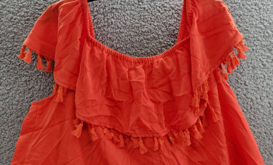 Inc International Concepts Petite Tassel-Trim Off-the-Shoulder Top Women's PXL