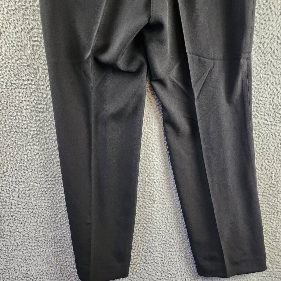 Kasper Petite Tab-Waist Straight-Fit Modern Dress Pants Women's 12P Black