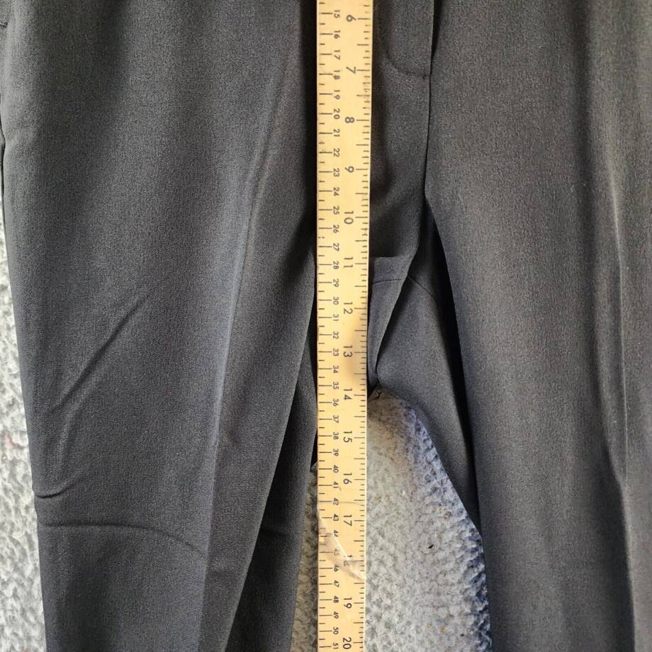 Kasper Petite Tab-Waist Straight-Fit Modern Dress Pants Women's 12P Black