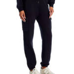 Vintage Havana Terry Utility Jogger Pants Women's L Black Elastic Waist Pull On
