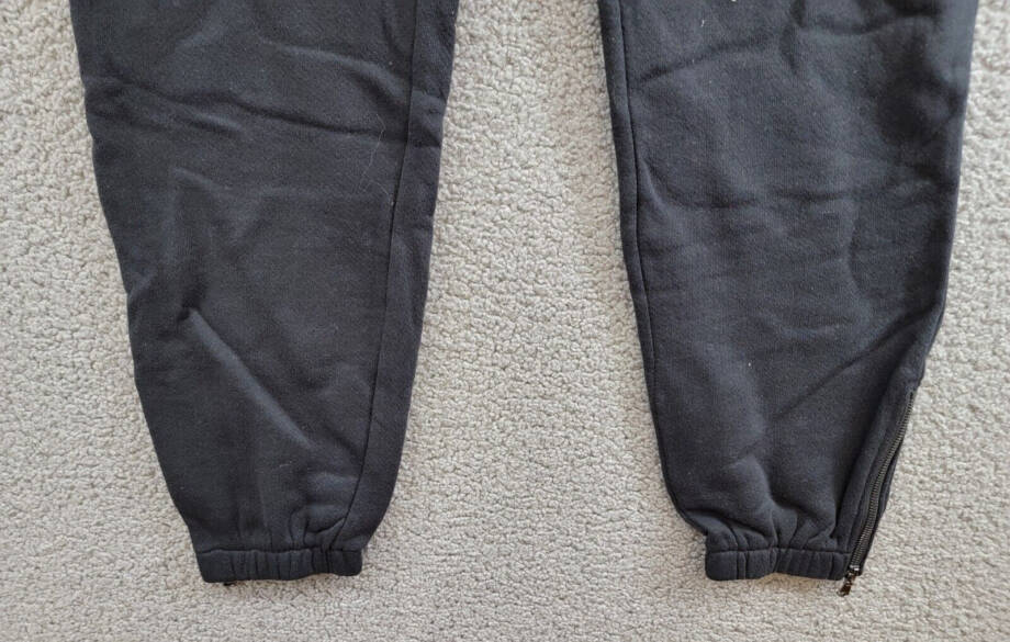 Vintage Havana Terry Utility Jogger Pants Women's L Black Elastic Waist Pull On