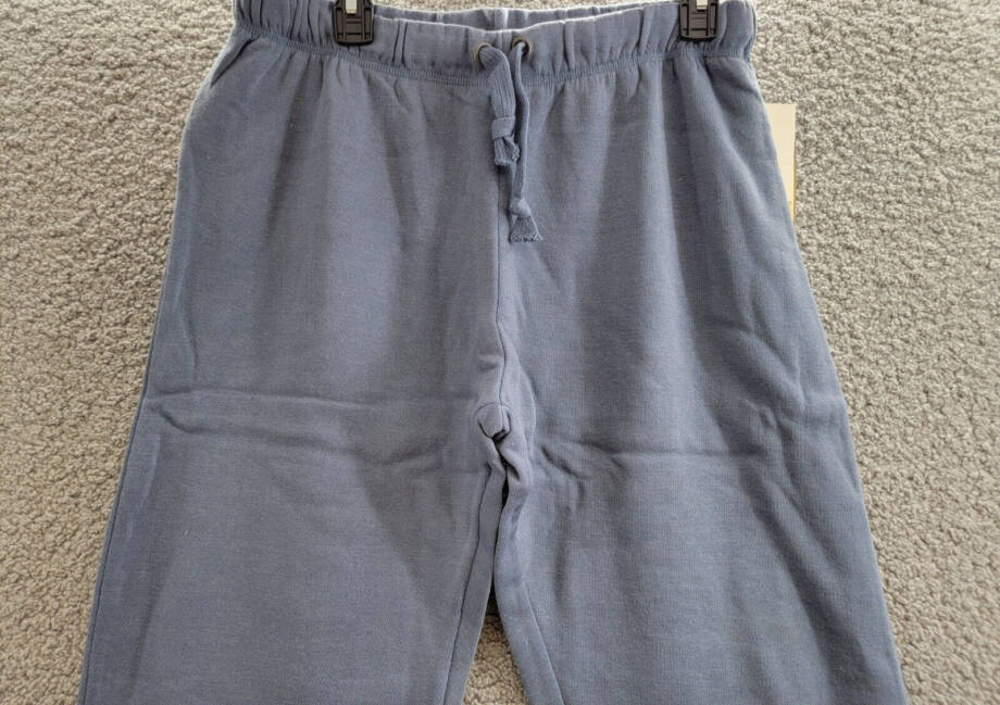 Vintage Havana Fleece Jogger Pants Women's L Washed Navy Elastic Waist Pull On