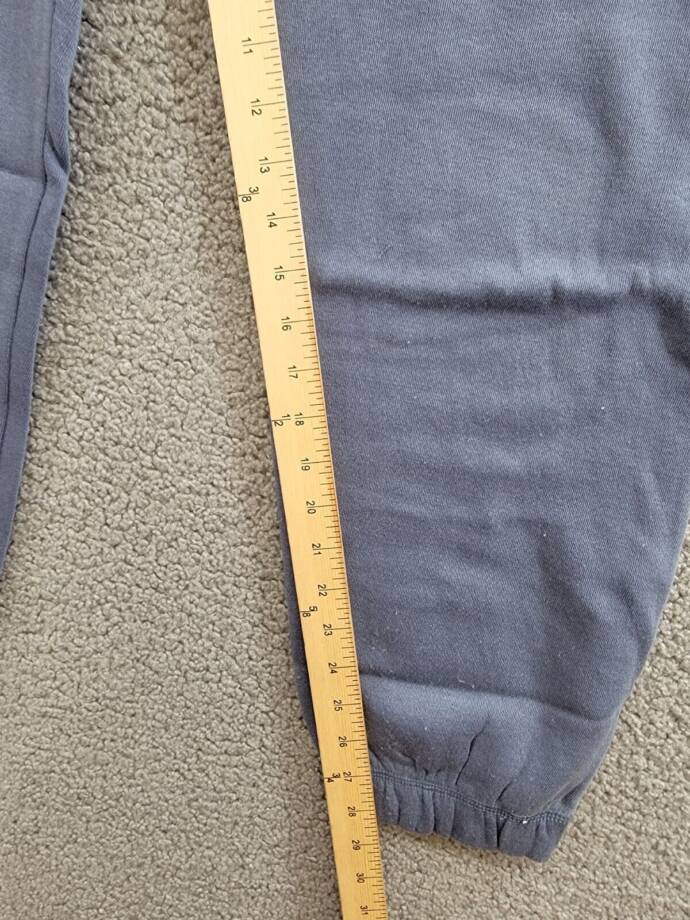 Vintage Havana Fleece Jogger Pants Women's L Washed Navy Elastic Waist Pull On