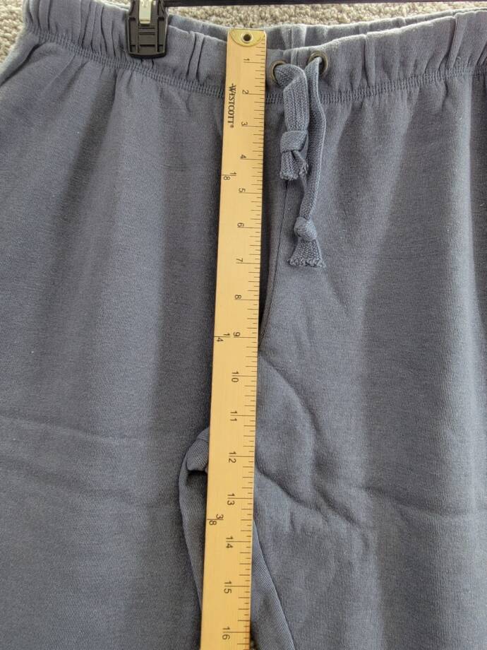 Vintage Havana Fleece Jogger Pants Women's L Washed Navy Elastic Waist Pull On