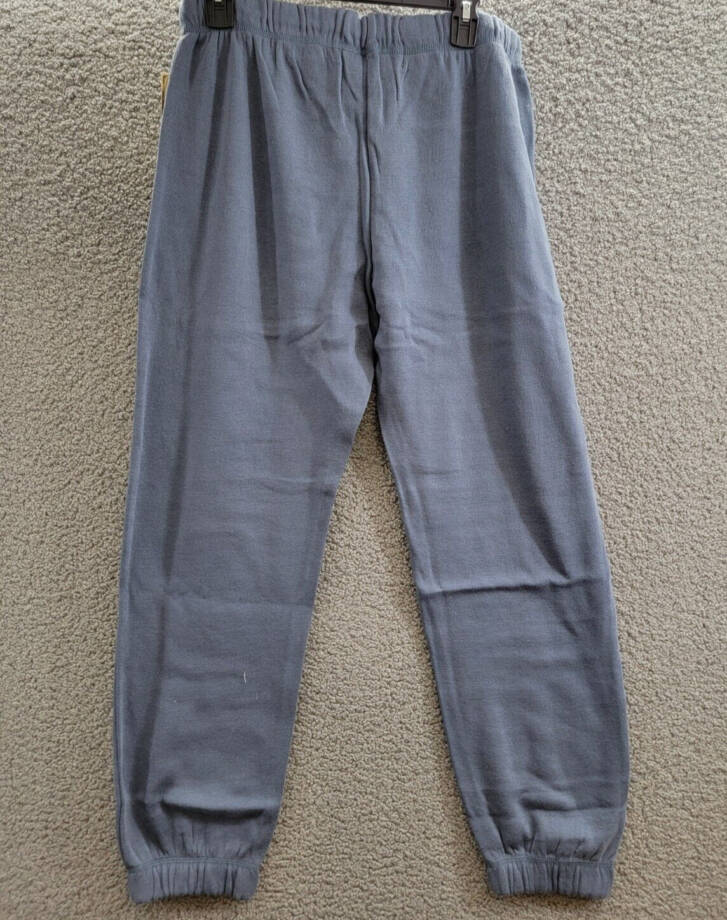Vintage Havana Fleece Jogger Pants Women's L Washed Navy Elastic Waist Pull On