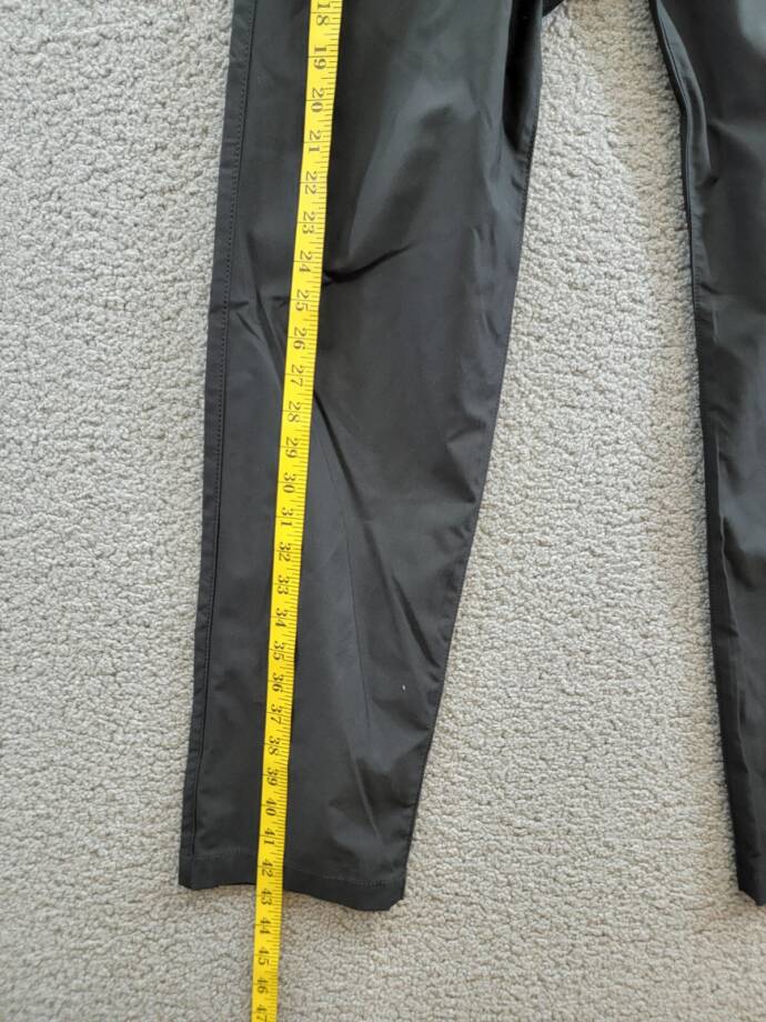 BASS OUTDOOR Straight-Fit Traveler Pants Men's 30 Caviar Zip Pockets Button Zip
