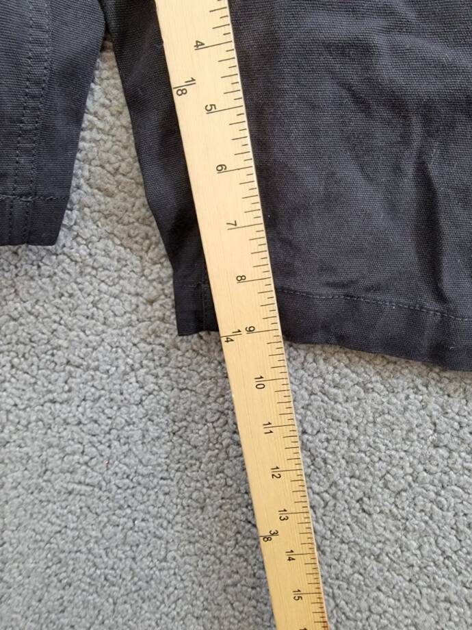 BASS OUTDOOR Worker Cargo 9" Shorts Men's 40 Caviar Zipped Pockets Button Zip