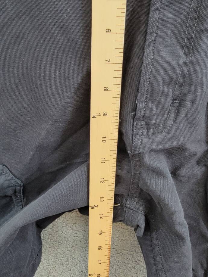 BASS OUTDOOR Worker Cargo 9" Shorts Men's 40 Caviar Zipped Pockets Button Zip
