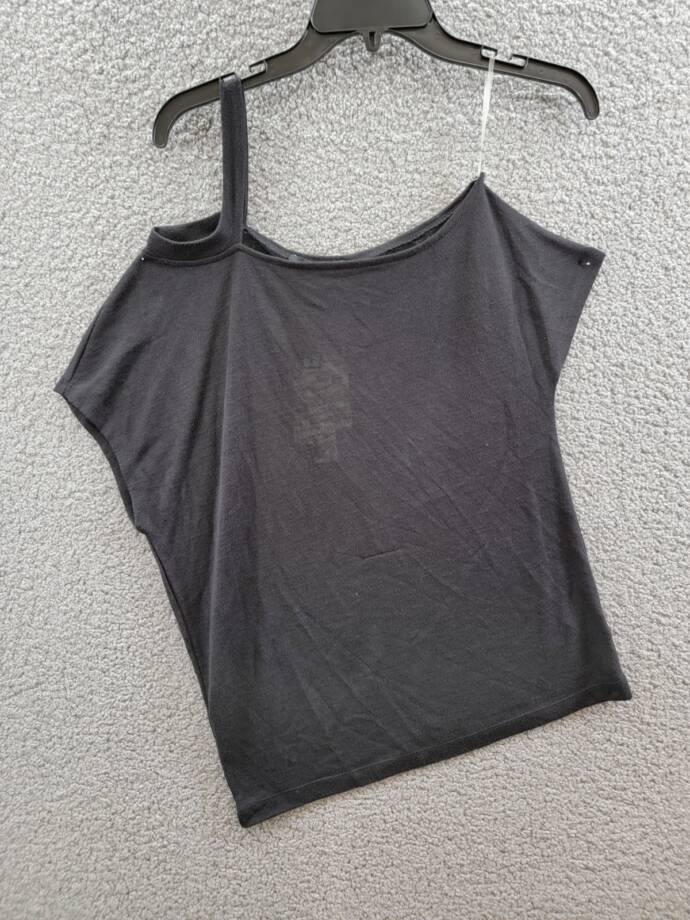 Sanctuary Parttime Lover Tee Women's XS Black Short Sleeves Pullover Style