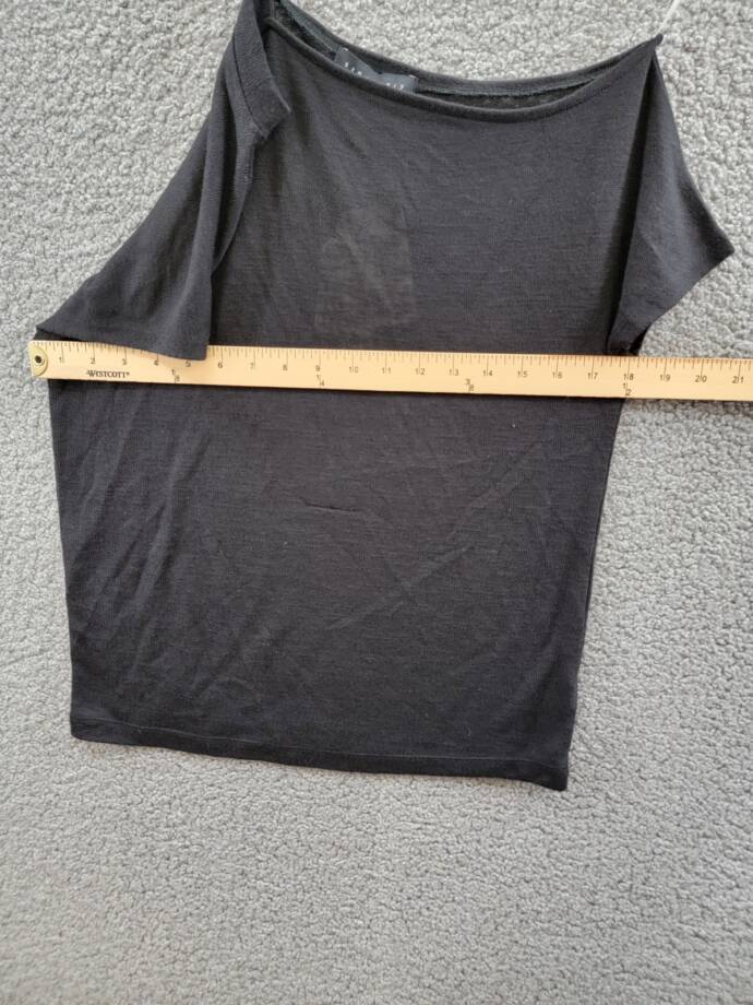 Sanctuary Parttime Lover Tee Women's XS Black Short Sleeves Pullover Style