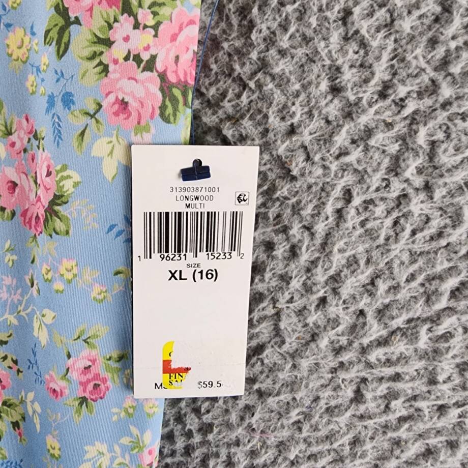 Polo Ralph Lauren Floral Performance Jersey Leggings Girls XL/16 Multi Pull On