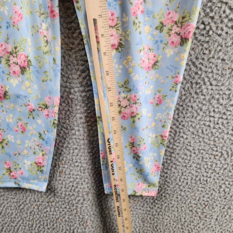 Polo Ralph Lauren Floral Performance Jersey Leggings Girls XL/16 Multi Pull On