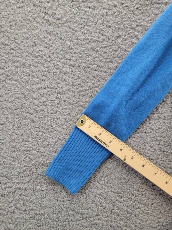 C by Bloomingdale's Cashmere Grandfather Cardigan Womens S Lagoon Button Closure