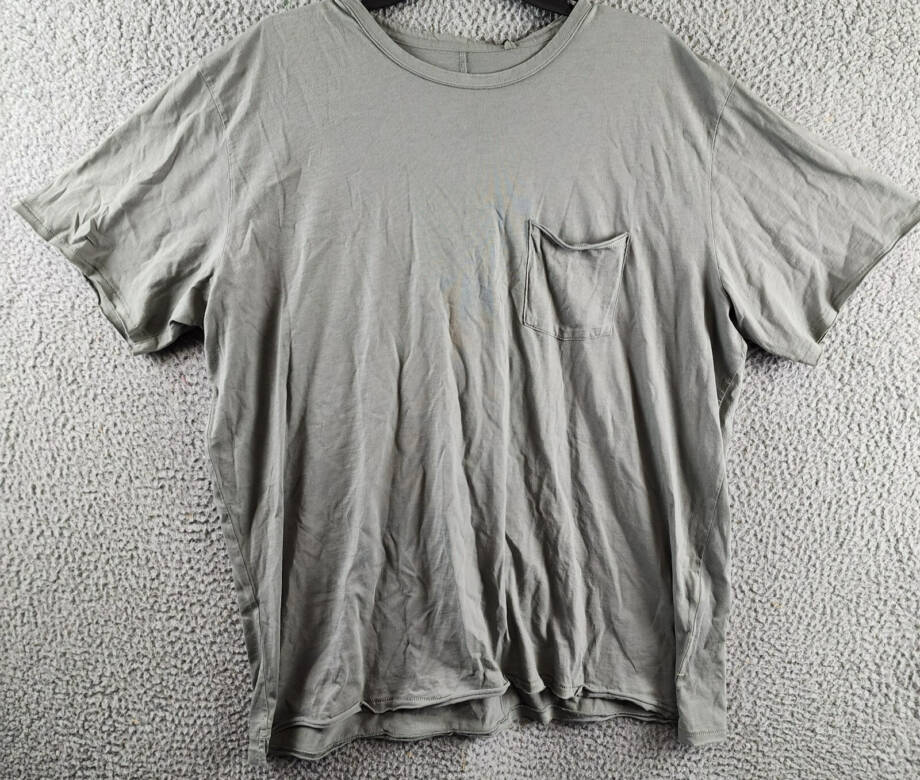 Rag & Bone Principle Jersey Miles Tee Men's XXL Blue Gray Crew Neck Pullover S/S