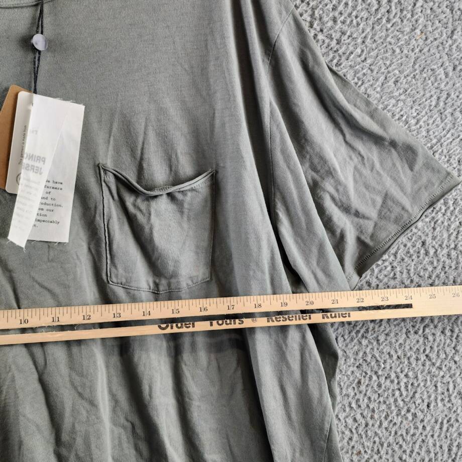 Rag & Bone Principle Jersey Miles Tee Men's XXL Blue Gray Crew Neck Pullover S/S
