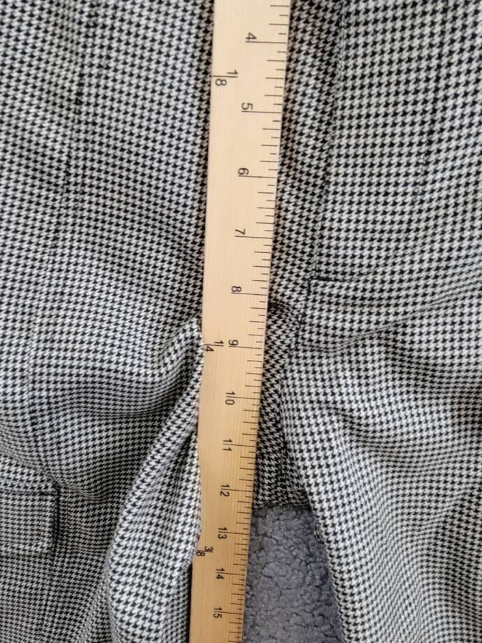 Sanctuary Polished Cargo Pants Women's 26 Compact Houndstooth Zip Hook & Bar