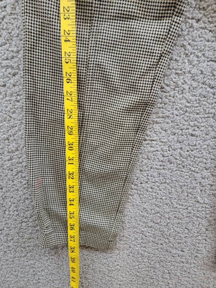 Sanctuary Polished Cargo Pants Women's 26 Compact Houndstooth Zip Hook & Bar