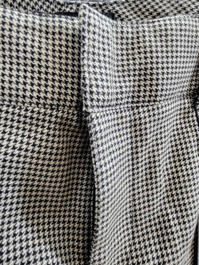 Sanctuary Polished Cargo Pants Women's 26 Compact Houndstooth Zip Hook & Bar
