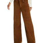 Frame Le Slim High Rise Wide Leg Palazzo Jeans Women's 25 Toast Button Closure