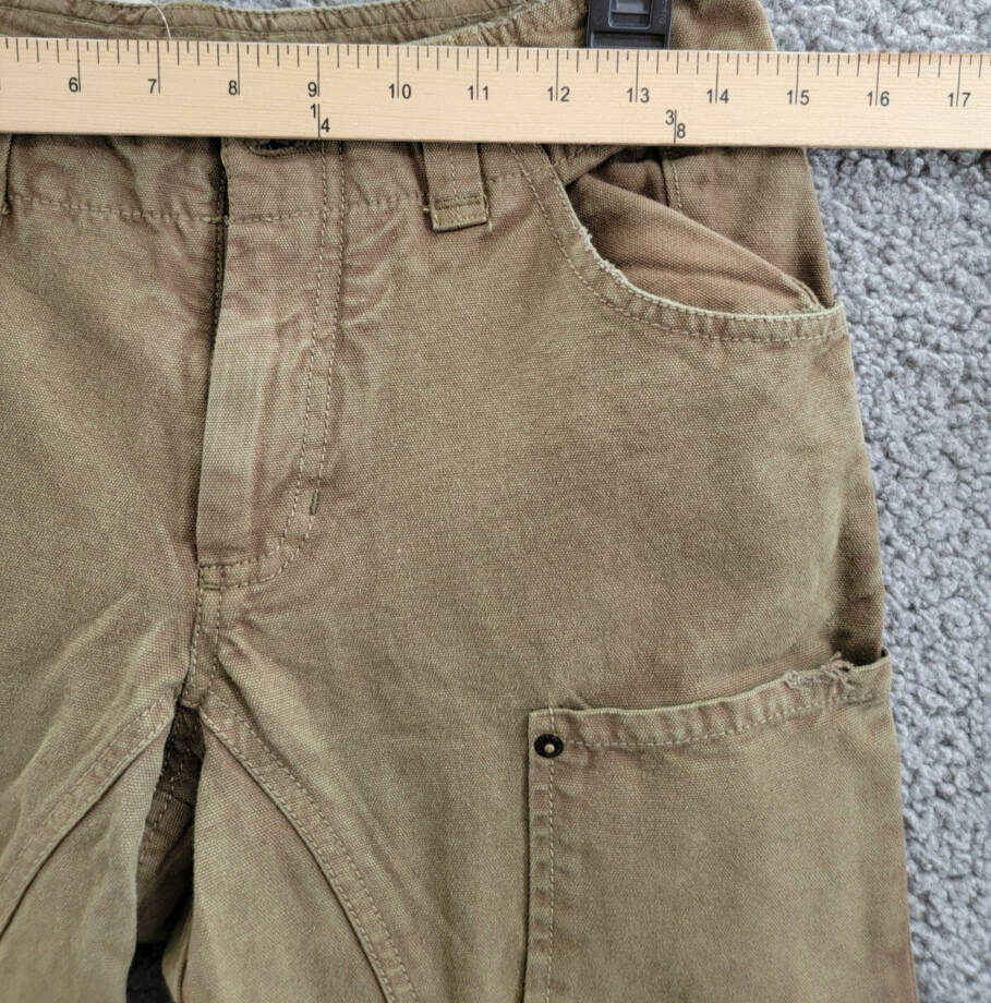 Free People We The Free Supersonic Slim Pants Women's 0 Army Button Zip Closure