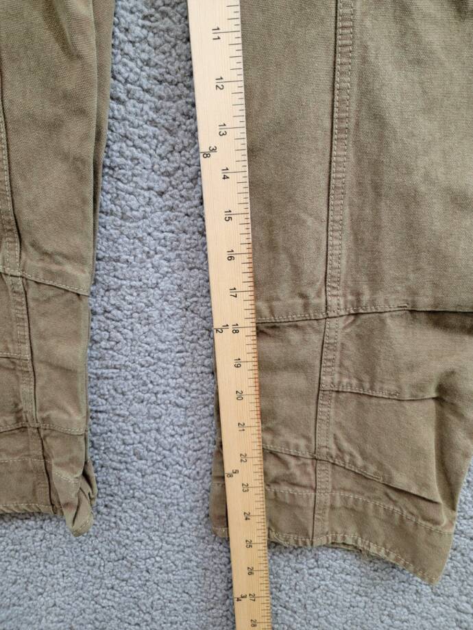 Free People We The Free Supersonic Slim Pants Women's 0 Army Button Zip Closure