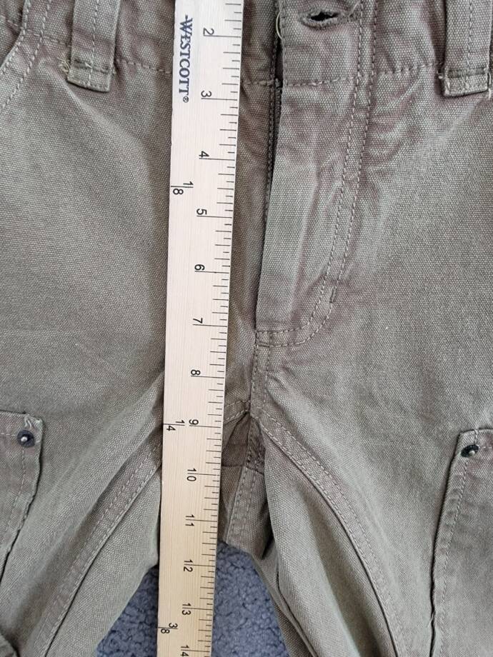 Free People We The Free Supersonic Slim Pants Women's 0 Army Button Zip Closure