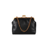 Circus by Sam Edelman Faux Leather Logo Patch Chain Strap Handbag Women's Black