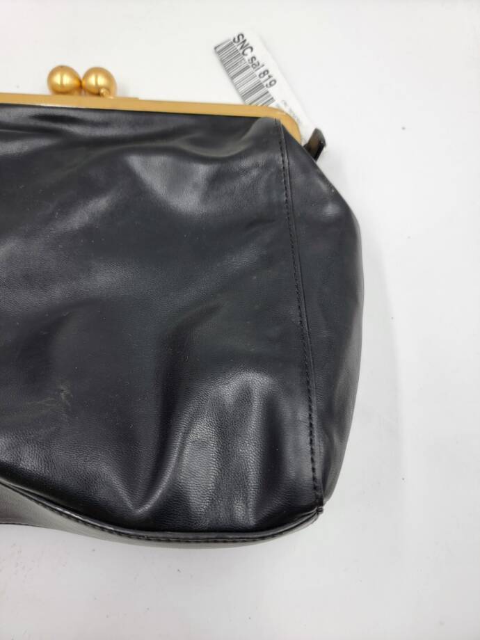 Circus by Sam Edelman Faux Leather Logo Patch Chain Strap Handbag Women's Black