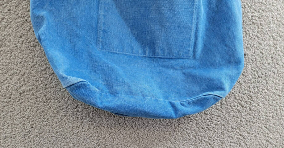 Polo Ralph Lauren Canvas Workwear Tote Bag Men's One Size Washed Blue Snap Top
