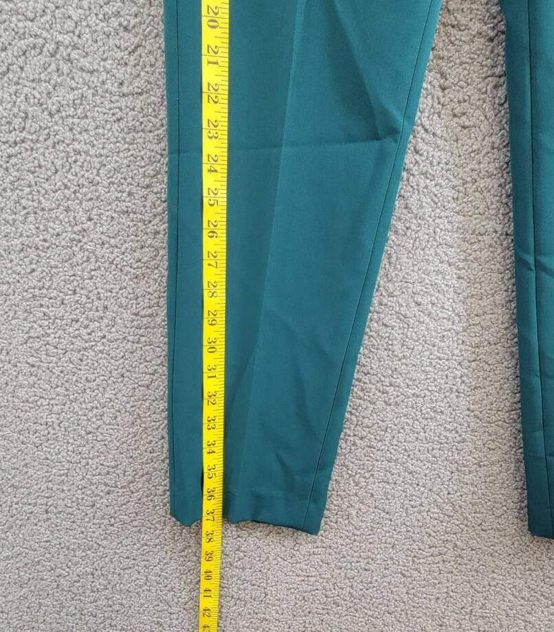 Kobi Halperin Alexi Straight Pants Women's 6 Sea Moss Zip Hook & Bar Closure