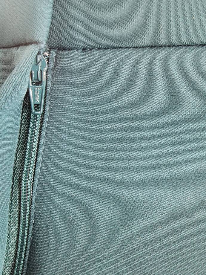 Kobi Halperin Alexi Straight Pants Women's 6 Sea Moss Zip Hook & Bar Closure