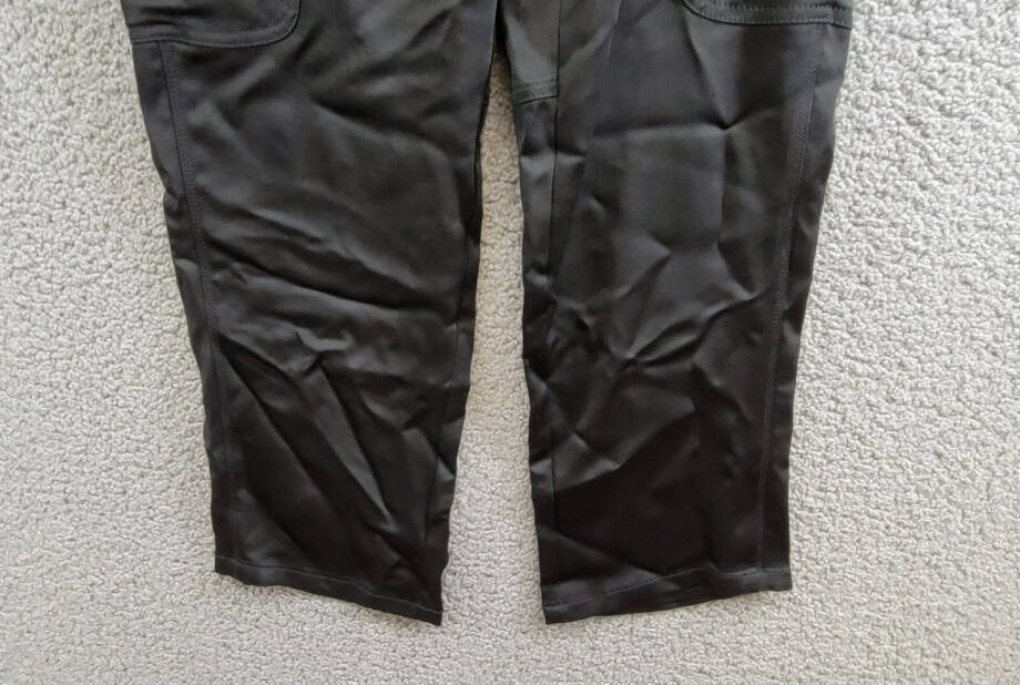 JONATHAN SIMKHAI Carolina Utility Pants Women's 6 Black Belted Zip Hook & Bar