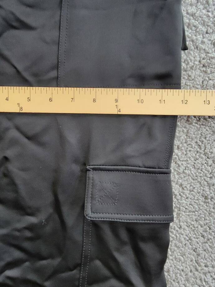 JONATHAN SIMKHAI Carolina Utility Pants Women's 6 Black Belted Zip Hook & Bar