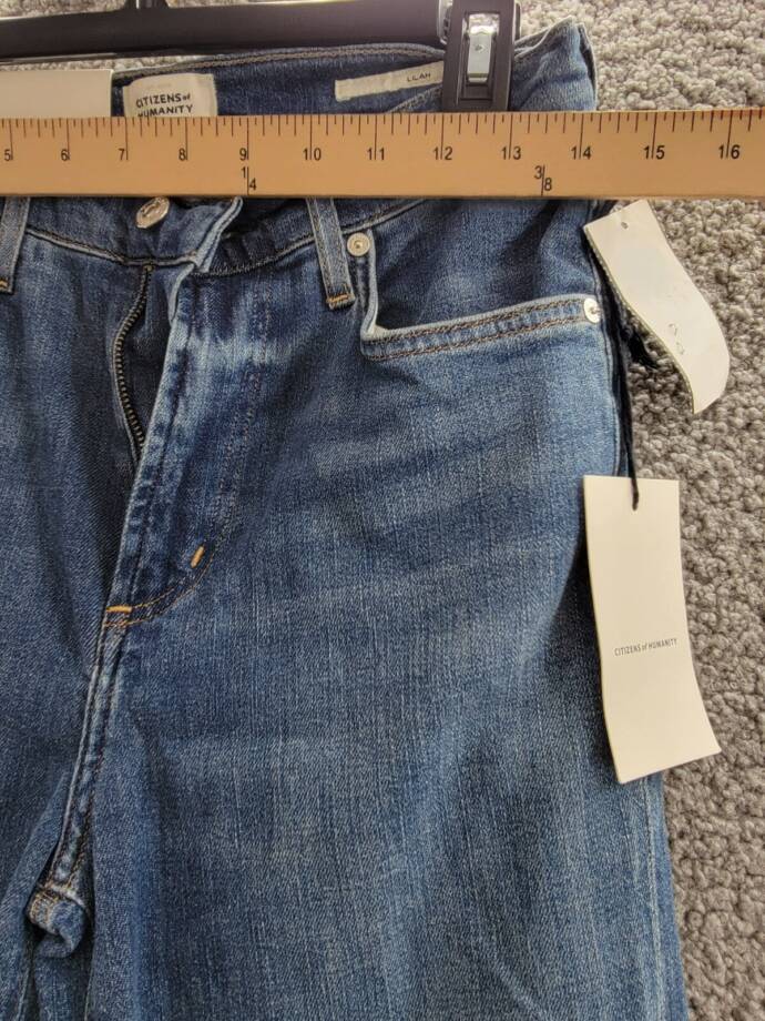 Citizens of Humanity Lilah High Rise Bootcut Jeans Women's 27 Lawless Denim