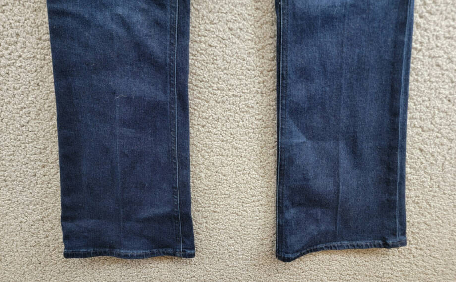 Paige Laurel Canyon High Rise Flare Jeans Women's 26 Manifesto Denim Button Zip