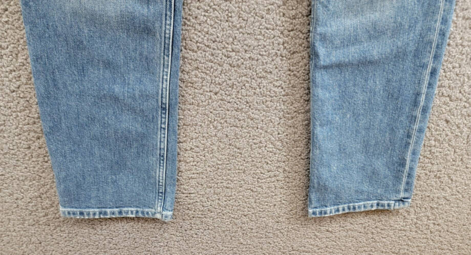 Lafayette 148 New York Reeve High Rise Ankle Straight Jeans Women's 27 Faded Sky