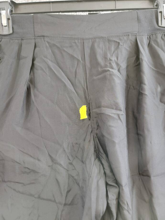 ATM Anthony Thomas Melillo Silk Jogger Pants Women's M Black Solid Elastic Waist