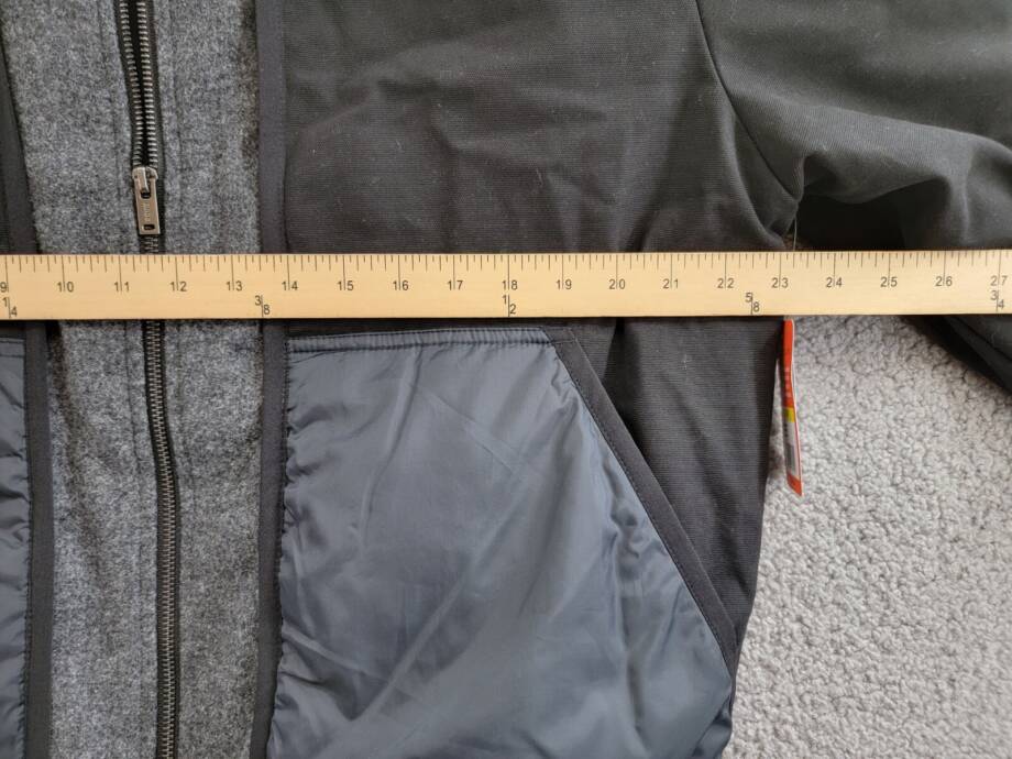 BASS OUTDOOR Hero Mixed Media Zip-Front Bomber Jacket Men's M Black Beauty L/S