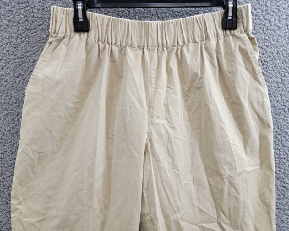 On 34th Plus Size Trendy Pull-On Chino Pants Women's 0X Safari Elasticized Waist