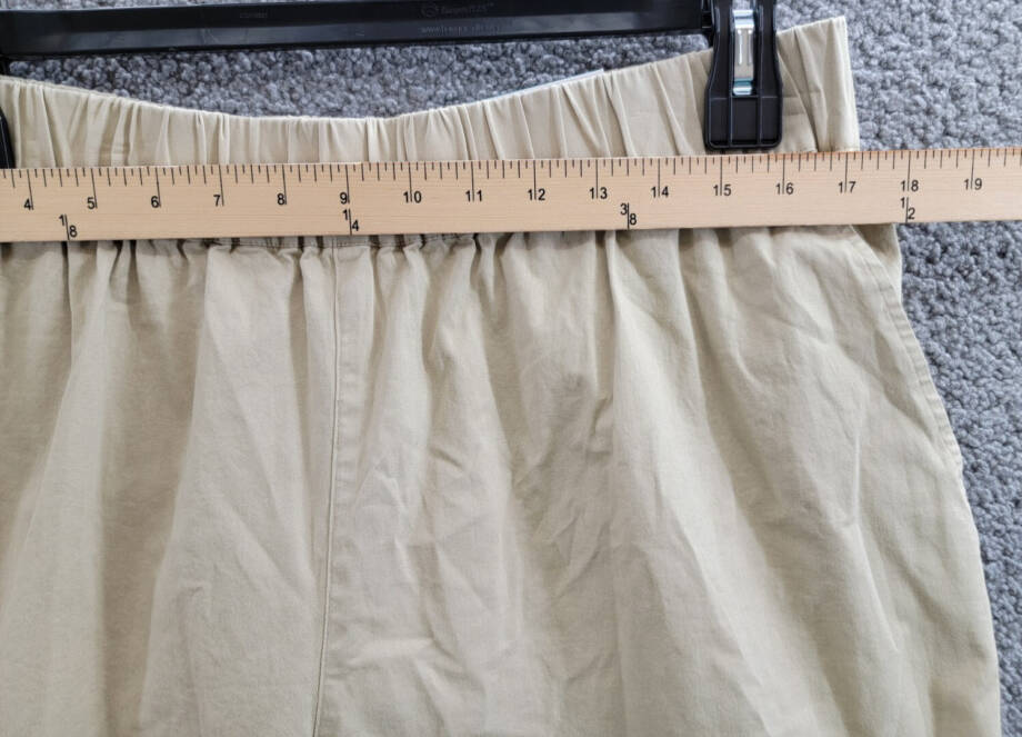 On 34th Plus Size Trendy Pull-On Chino Pants Women's 0X Safari Elasticized Waist
