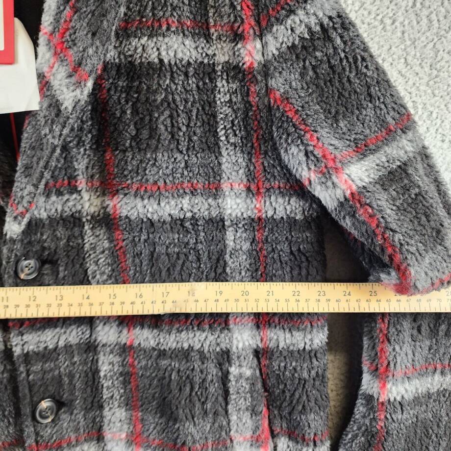 HUGO Merlon Single Breasted Wool Blend Coat Men's XL Multicolor Notch Lapel L/S