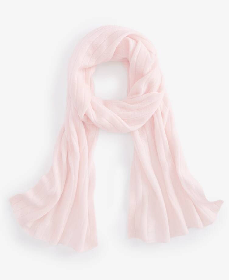 Charter Club Cashmere Ribbed 100% Cashmere Scarf Women's One Size Delicacy