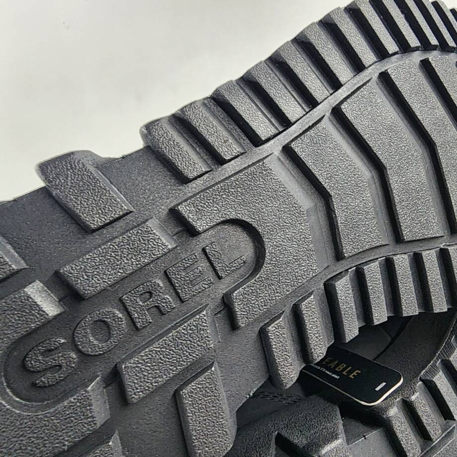 Sorel Mac Hill Lite Hiker Low Waterproof Lace-Up Sneakers Mens 9 Black Round Top