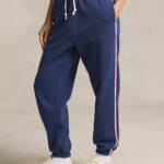 Polo Ralph Lauren Team USA Fleece Sweatpants Women S Blue Elasticized Waistband