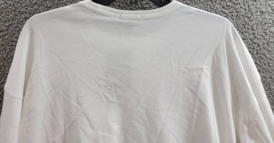 ATM Anthony Thomas Melillo Jersey Top Women's M White Crew Neck Long Sleeve