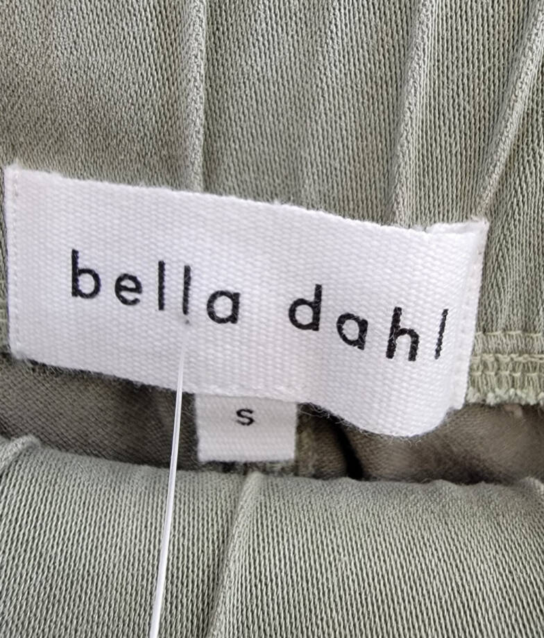 Bella Dahl Patch Pocket Jogger Pants Womens S Soft Army Elastic Waist Drawstring