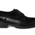 Off-White For Walking Dress Shoes Men's 40/7US Black/White Lace Up