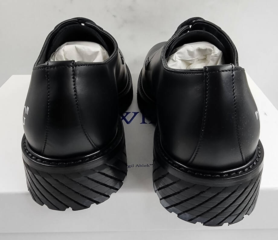 Off-White For Walking Dress Shoes Men's 40/7US Black/White Lace Up