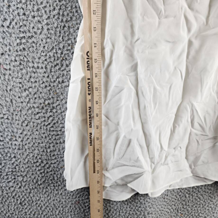 Equipment Femme Willow Silk Top Women's XS Nature White Adjustable Strap