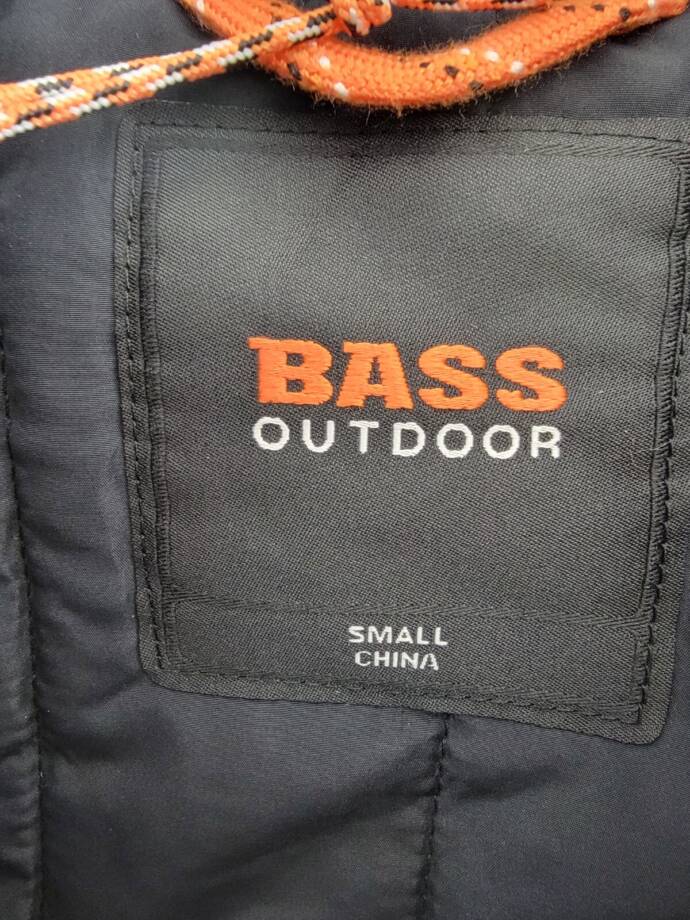 Bass Outdoor Hero Mixed Media Zip-Front Bomber Jacket Men's S Black Beauty L/S